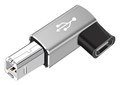 HDX-C2BL Type-C - USB-B L字変換アダプター