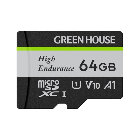 GH-SDM-WA64G ﾄﾞﾗﾚｺ･ｱｸｼｮﾝｶﾒﾗ用microSDXC 64GB  ☆3個まで￥250クリックポスト対応可能！