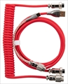 GRAPHT ライティング コイルケーブル USB TypeC-A（レッド） TGR021-CA-RD