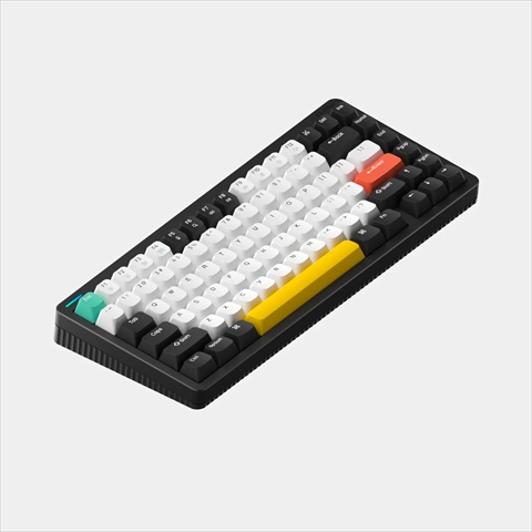 Nuphy Halo75 ワイヤレスメカニカルキーボード ブラック 茶軸