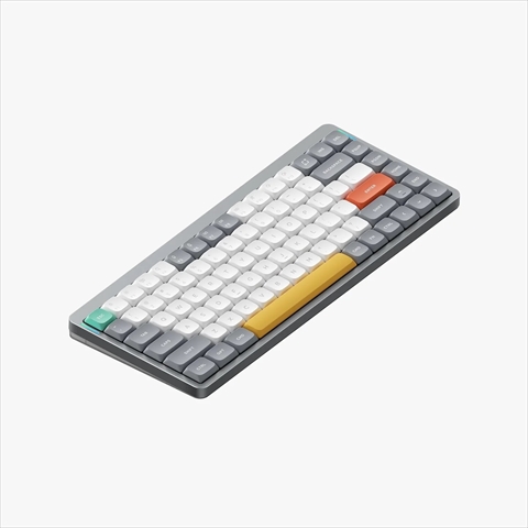 Nuphy Air75 V2 グレー Wisteria (Tactile 55gf) ワイヤレスメカニカルキーボード