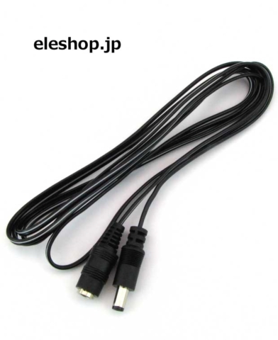 DC2.1φ延長ケーブルL-1.8m / #34 ☆6個まで￥250クリックポスト対応可能！