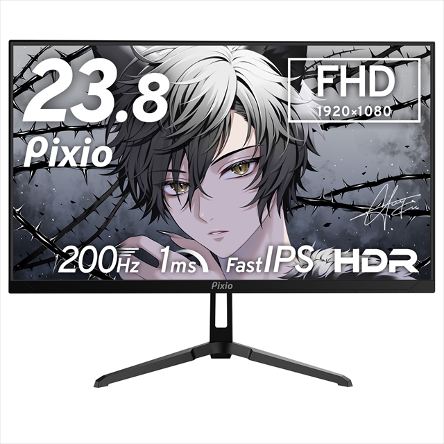 PX248 Wave Black 23.8インチ 200Hz FHD FastIPS