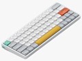 Nuphy Air60 V2 ホワイト Cowberry軸(Linear 45gf) ワイヤレスメカニカルキーボード wa60v2c