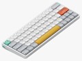 Nuphy Air60 V2 ホワイト Wisteria軸(Tactile 55gf) ワイヤレスメカニカルキーボード wa60v2i