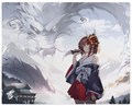 Yuki Aim Glass Mousepad Oni 2．0 Collection Large