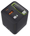SD-AC65CCA Arberos エアベロス パワフル充電器、最大PD65W、3台同時充電、TypeCケーブル内蔵ACアダプタ