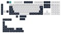 PBT74-JIS Keychron JISレイアウト用 Double Shot PBT OSAキーキャップ・フルセット Ice Mountain