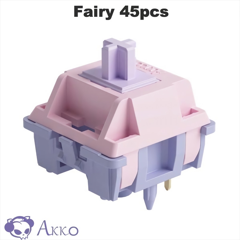 【45個】 Akko Fairy スイッチ (第3世代) Silent AKKO02-00011